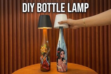 Creative DIY Bottle Lamps