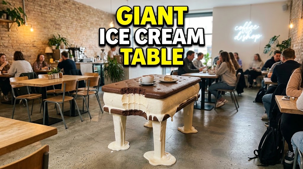 The Giant Ice Cream Table