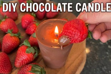 DIY Chocolate Fondue Candle