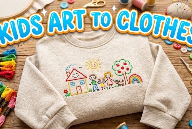 Turning Children Art into Wearable Memories