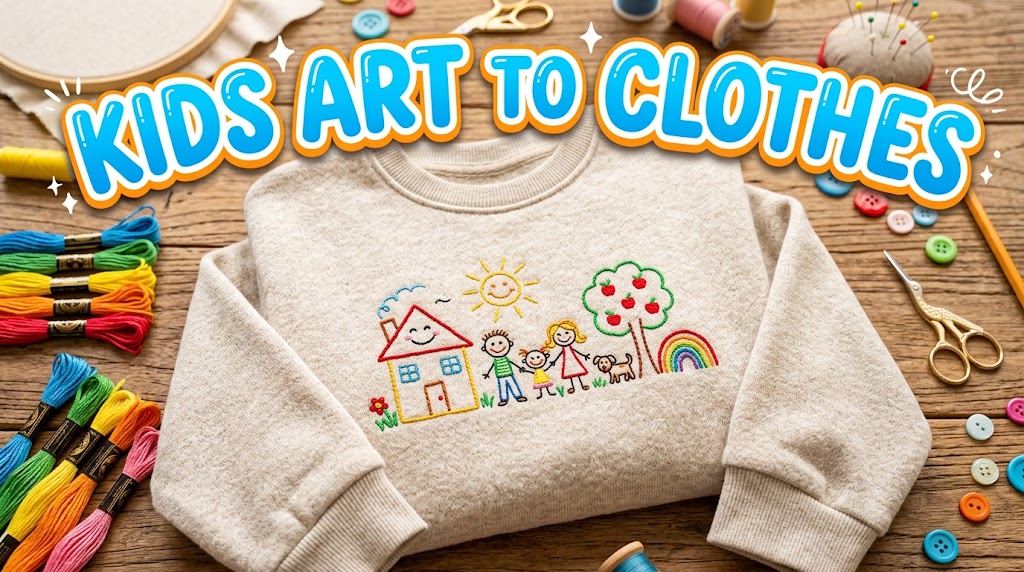 Turning Children Art into Wearable Memories