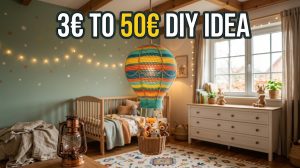 From €3 to €50 DIY Hot Air Balloon Lamp