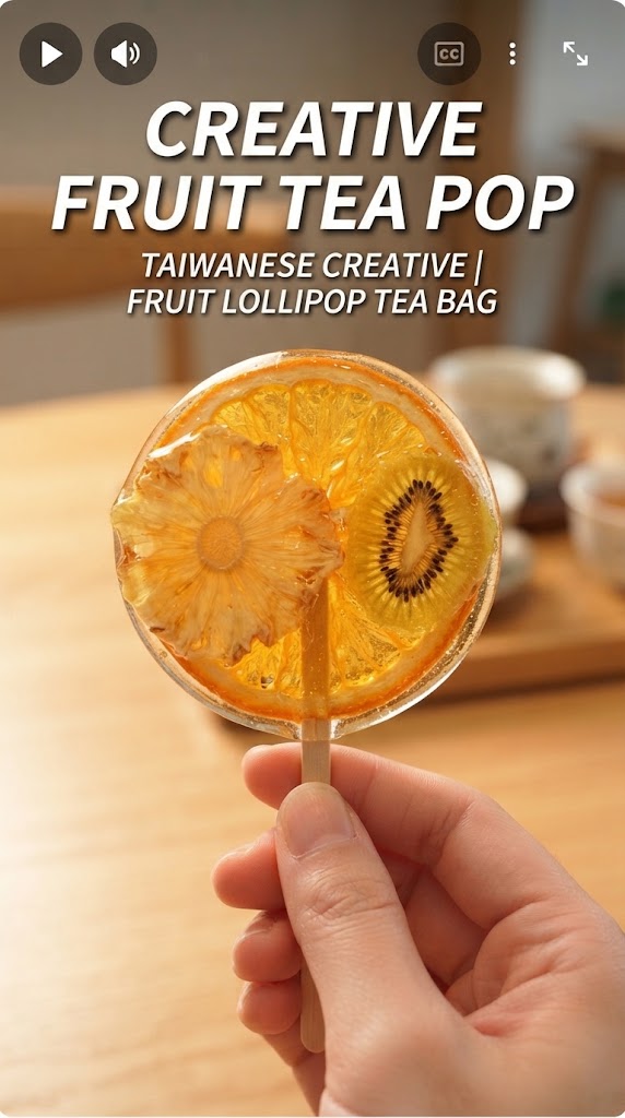 DIY Fruit Lolly Tea Bags Maxis Fibre
