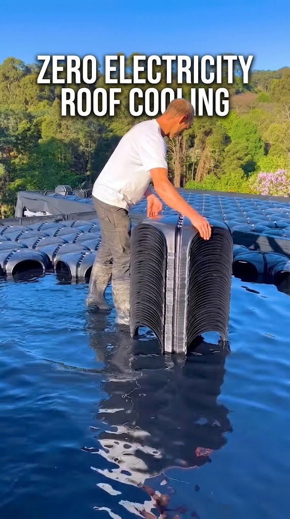 Zero Electricity Roof Cooling Maxis Fibre