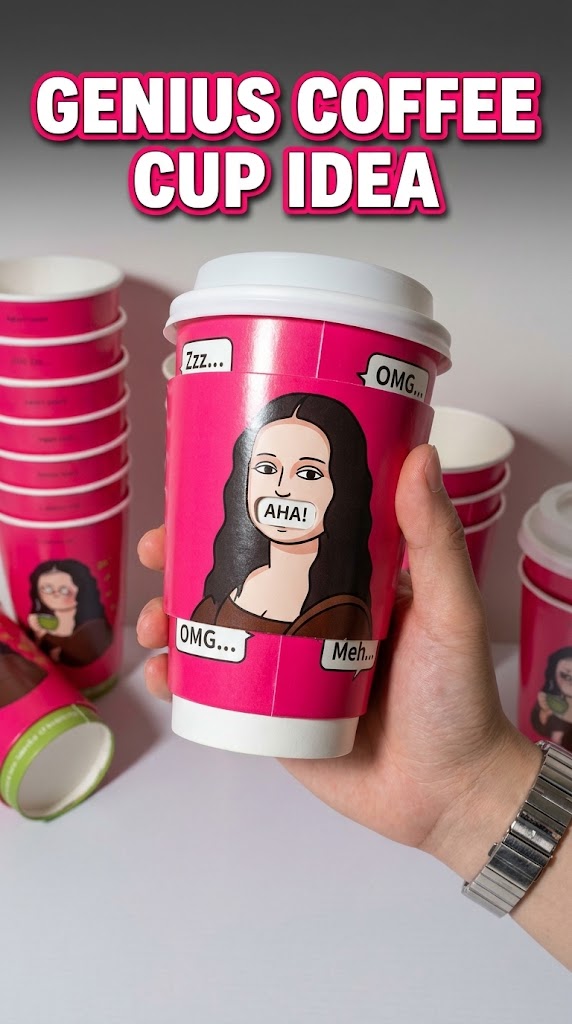 Creative Coffee Cup Design Maxis Fibre